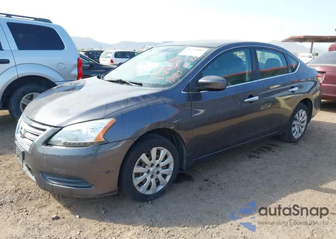 2015 Nissan Sentra Sv из США, поврежденный, VIN 3N1AB7AP9FY245481